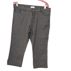 Dash Cotton Spandex Capri Crop Pants 10